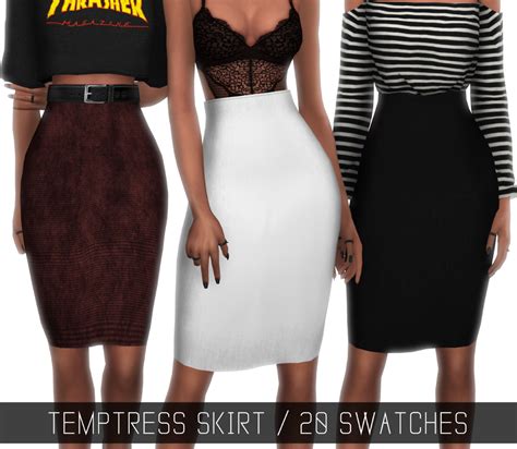Simpliciaty — Simpliciaty Cc Temptress Skirt Super Skintight