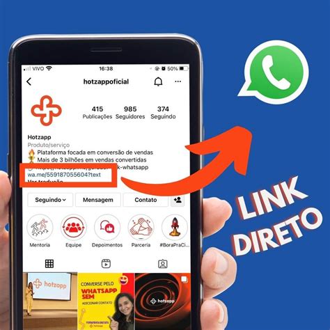 Como colocar link do WhatsApp na bio do Instagram fácil 2022 Blog