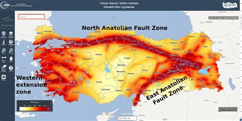 The New Interactive Seismic Hazard Map For Turkey Clearly Shows The