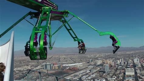 Insanity Thrill Ride Las Vegas Stratosphere Youtube