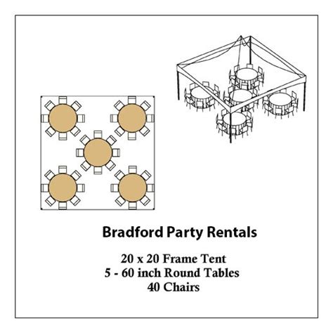 20 X 20 Marquee Tent Bradford Party Rentals Event Rentals