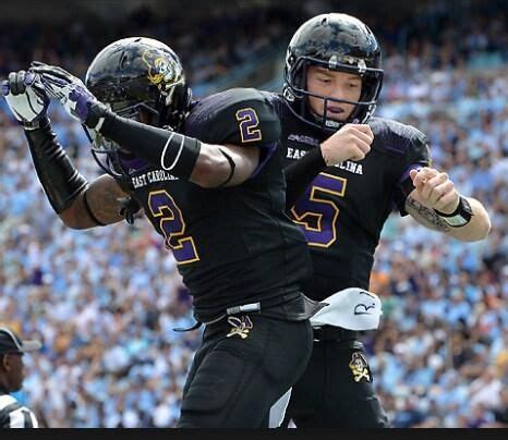 Maybe you would like to learn more about one of these? Justin Hardy & Shane Carden | East carolina pirates, Ecu ...