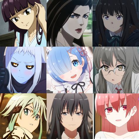 ⚔𝑱𝑨𝒀⚔ On Twitter 3x3 Of Some Of My Favorite Kuudere Waifus T