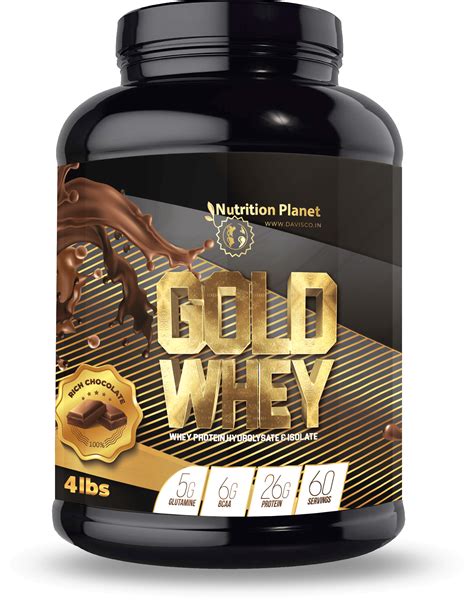 Gold Wheypremium Blend Of Whey Protein Hydrolysate And Isolate With 26g