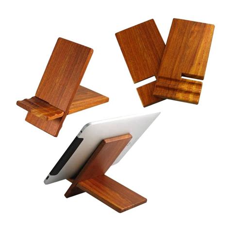 Wood stand for ipad / ipad2 / P1000 US-WC02 | Wood display stand, Diy