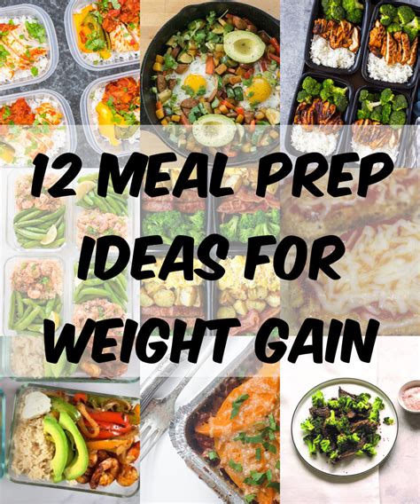 Easy Meal Prep Plan For Weight Gain 2023 Atonce