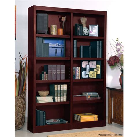 A Joffe 10 Shelf Double Wide Bookcase Select Color Sams Club