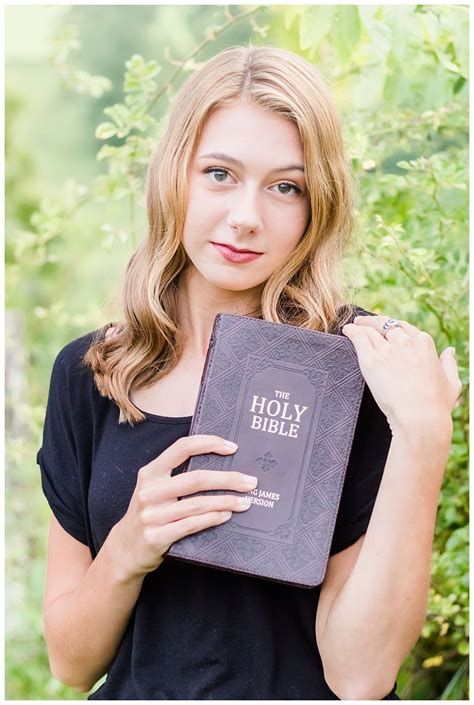 Christian Girl With Bible