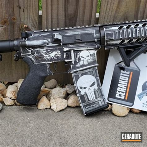 Punisher Themed Ar Pistol Featuring Stormtrooper White And Gen Ii