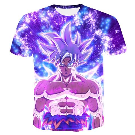 Dragon ball z shirt purple. 2018 New Dragon Ball Z T Shirts Men Super Saiyan Ultra Instinct Kids Goku Vegeta Printed Cartoon ...