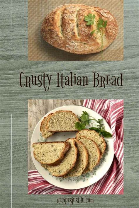 Homemade Italian Bread Easy Crusty Italian Bread Recipe With Herbs