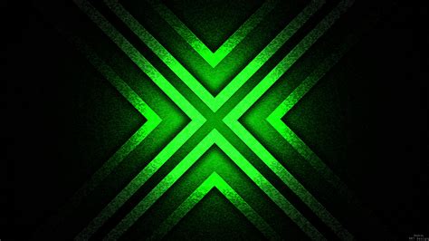 Black And Green X Pattern Decor Abstract Hd Wallpaper Wallpaper Flare