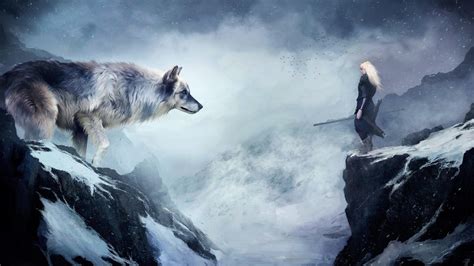 The Wolf And The Girl HD Wallpapers
