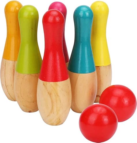 Wooden Bowling Game Lawn Bowling Gameskittle Ball