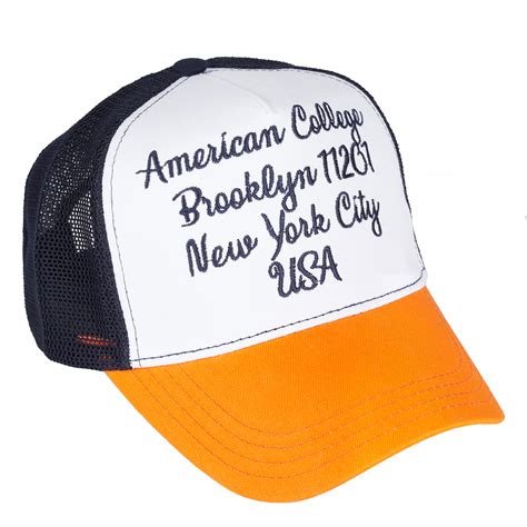 Our college store has all the best ncaa clothing for every student or fan in your life. Casquette trucker - Orange - Amercian College USA