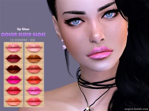 Lip Gloss By Angissi At Tsr Sims 4 Updates