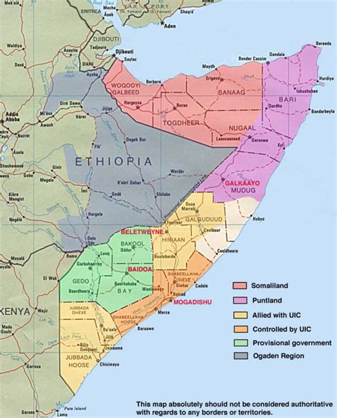 Map Of Somalia Mapsofnet