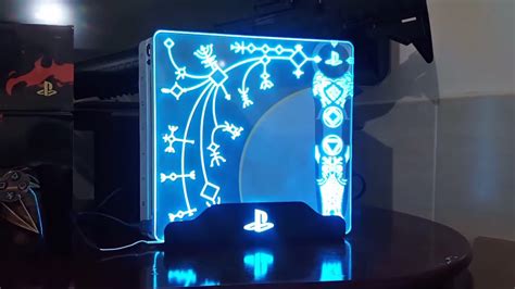 God Of War Ps4 Pro Skin Lights Up Awesome Rgaming