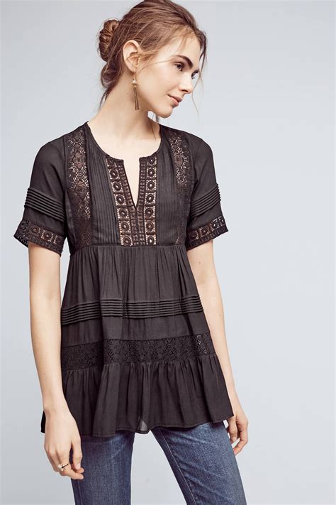 Slide View 1 Tiered Lace Tunic Code Clothes Fall Clothes Cute