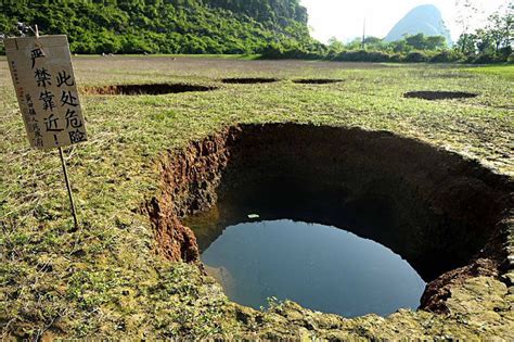 Sinkholes Appearing Around China Chinese Netizen Reactions Chinasmack