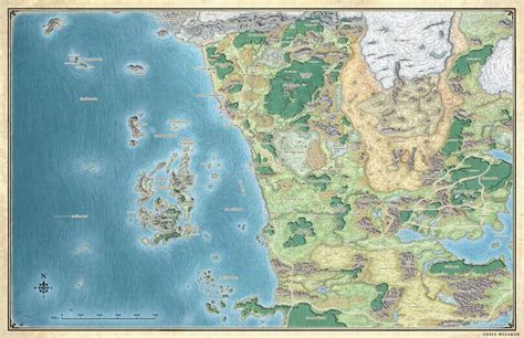 Image Sword Coast Map Lowres Forgotten Realms Wiki Fandom