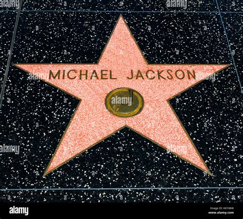 Michael Jacksons Star Hollywood Walk Of Fame August 11th 2017
