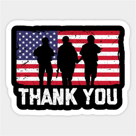 Thank You American Flag Military Heroes Veteran Day T Thank You