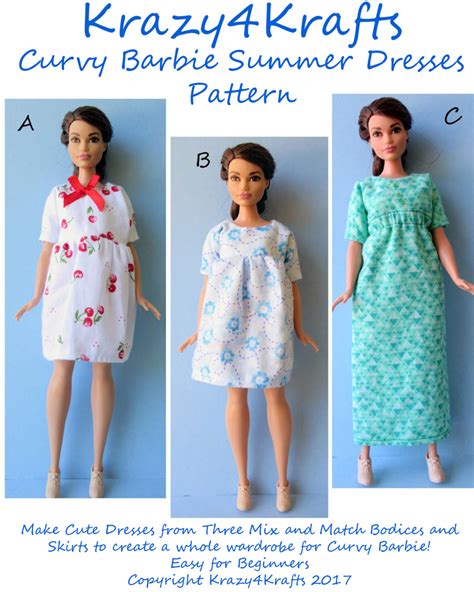Free Patterns For Curvy Barbie