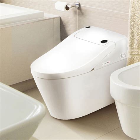 Euroto One Piece Dual Flush Toilet With Integrated Bidet Integrated