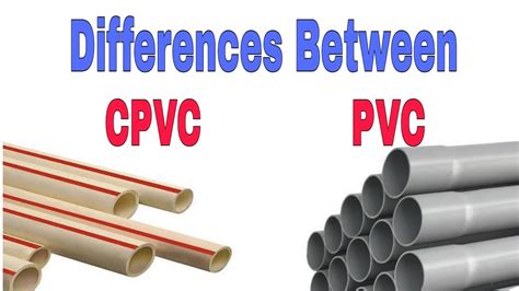 Differences Between Pvc Vs Cpvc Pipe Civil Engineering Youtube