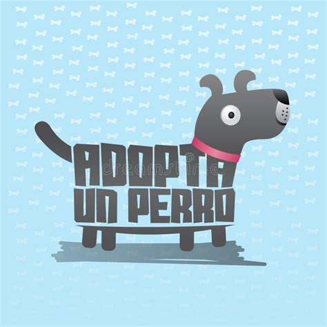 La Onu Perro De Adopta Adopta Un Perro Icono Del Vector Con Forma