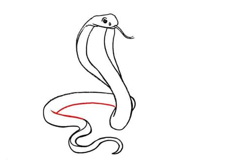 How To Draw A Cobra Step By Step Part 3 Easy Animals 2 Draw