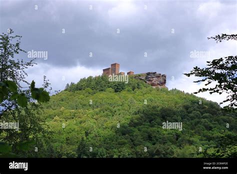 The Castle Trifels In Palatinate Forest In Germany Stock Photo Alamy
