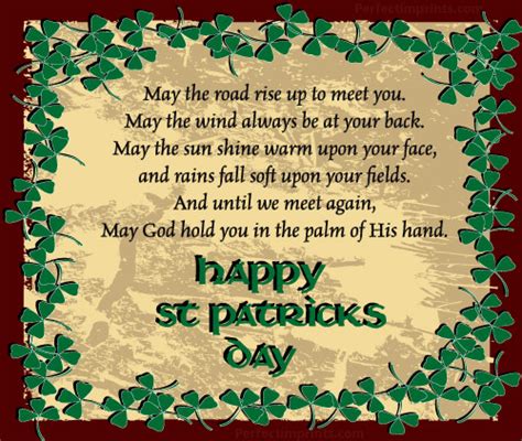 St Patricks Day An Irish Blesing