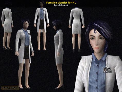 Female Scientist For Hl Half Life Mods