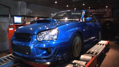Subaru Impreza Wrx Sti Type Uk Blitz Nur Spec R Exhaust On The Dyno