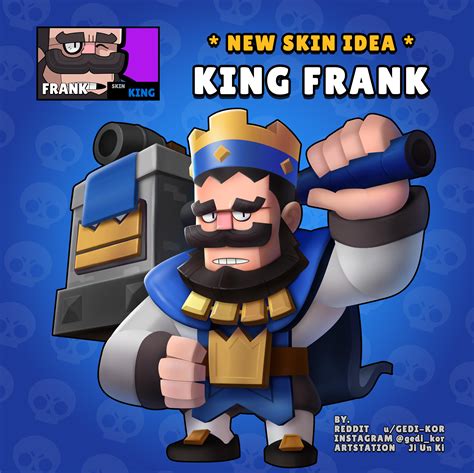 [skin idea] king frank brawlstars
