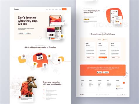 We tried out a large selection of different landing page builder software, and determined exactly which software is the best choice for you in 2021. Travel Community App Landing Page | App landing page ...