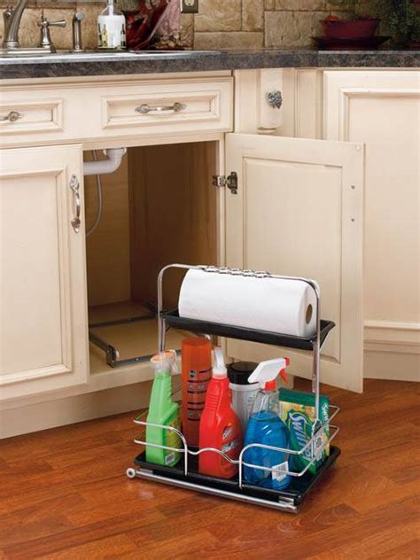 Rev A Shelf Undersink Pullout Removable Cleaning Caddy Sink And Base Acc