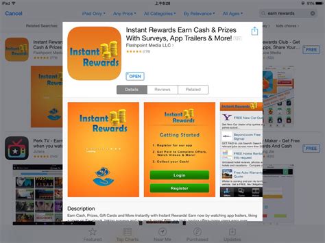 Instant Rewardsyou Can Use The App To Get Credits And Each Credit Is