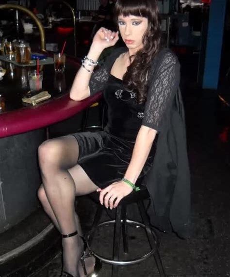 Untitled — Pog891 Lily Demure In Black Velvet Dress