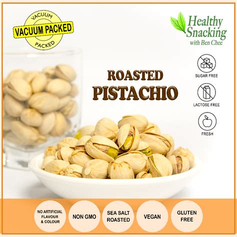 Non Gmo Vacuum Packed Pistachio Nuts Roasted Usa 500g1kg250g