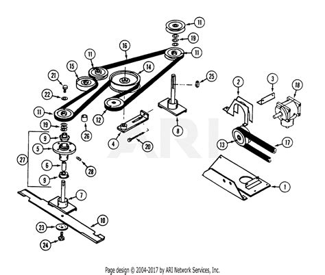 Mtd 135 028 190 Fr 1800d 1995 Parts Diagram For 62 Inch Mower Drive