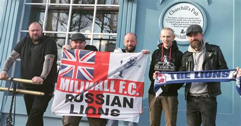 Russian Millwall Fans Cheering On England At World Cup From Churchills Pub In Moscow Daily Star