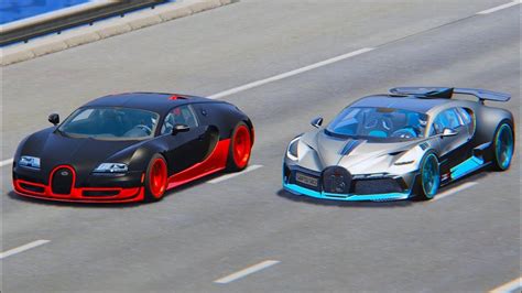 Bugatti Divo Vs Bugatti Veyron Super Sport Drag Race Youtube