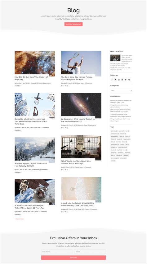 10 Beautiful Divi Blog Layouts For Your Blog And Archive Templates