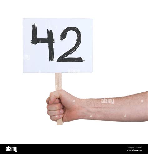 Number 42 High Resolution Stock Photography And Images Alamy