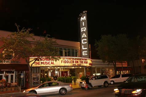 Coral Gables Living Theatre In The Gables The Miracle Theatre And
