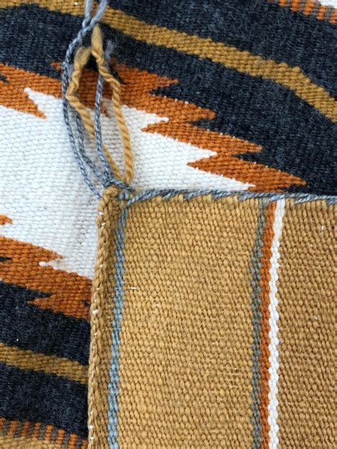 Lot Vintage Navajo Native American Hand Woven Wool Rug