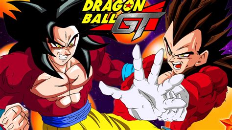 Super Saiyan 4 Goku Vs Super Saiyan 4 Vegeta Dragon Ball Gt Ssj4